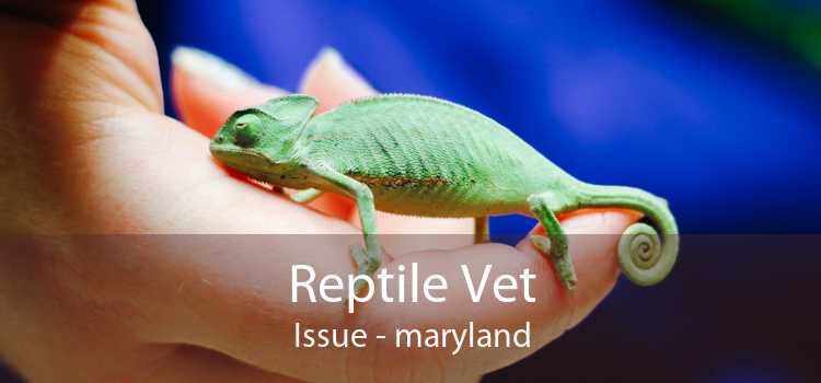 Reptile Vet Issue - maryland